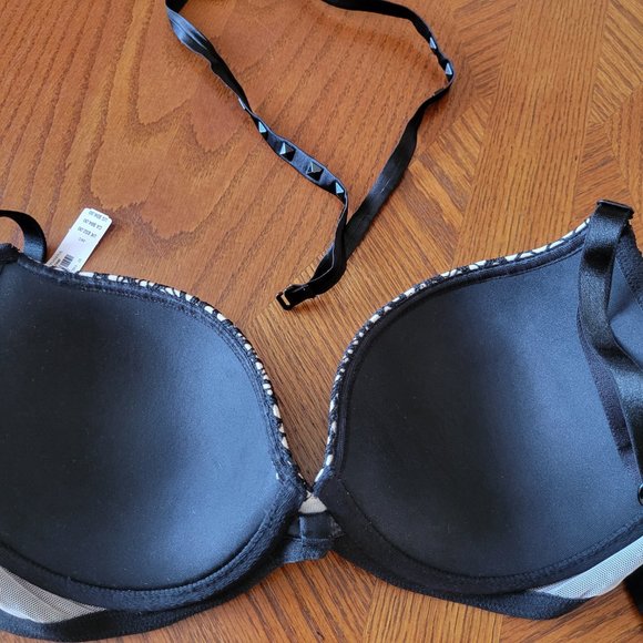 NWT New Very Sexy Plunge Bra Victoria's Secret 36C New Lightly Lined Halter - Picture 12 of 16